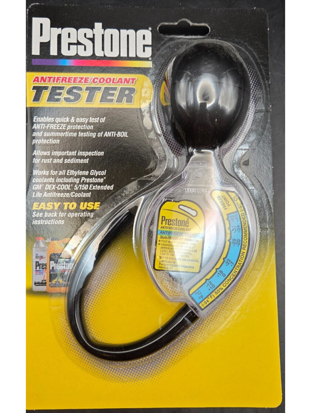 PRESTONE Antifreeze Coolant Tester Automotive Tool Universal NEW